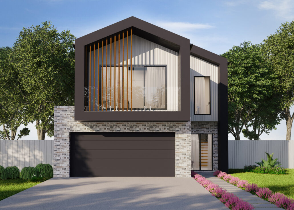 HAYMAN Render of a modern house facade