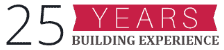 25 Years Building Experience logo